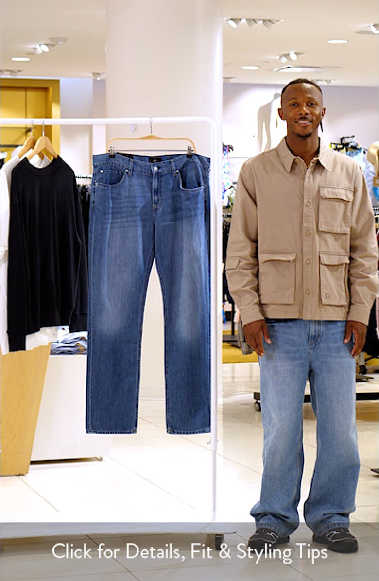 The Straight Cotton & Linen Jeans, sales video thumbnail