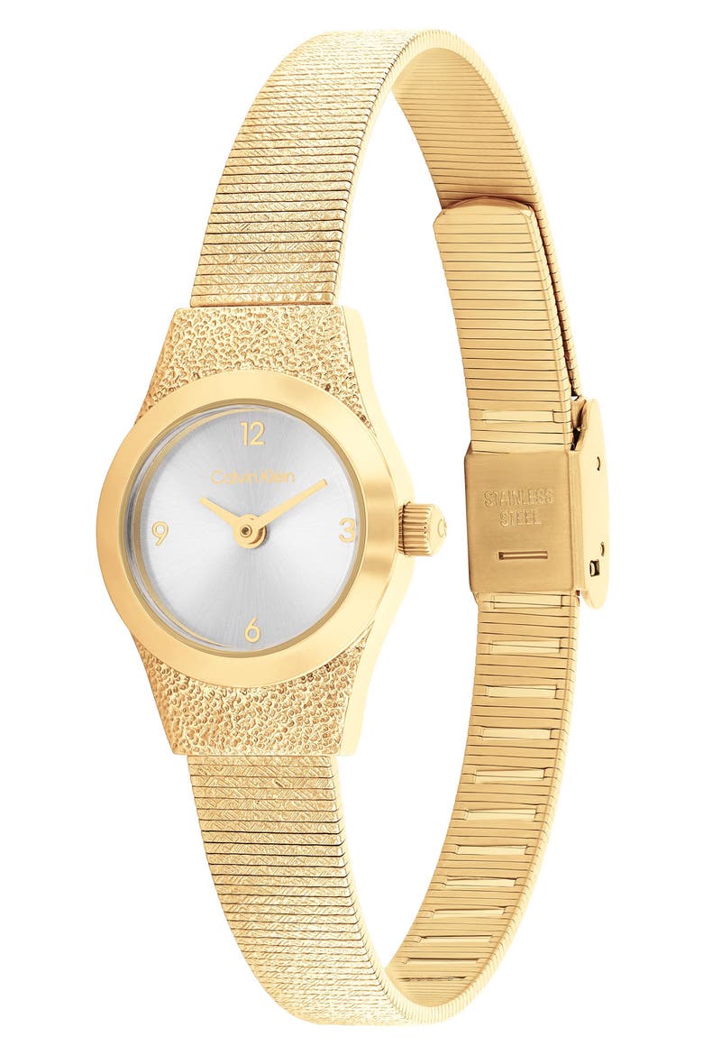 Contemporary Quartz Bracelet Watch, 18mm, Alternate, color, SILVER/GOLD
