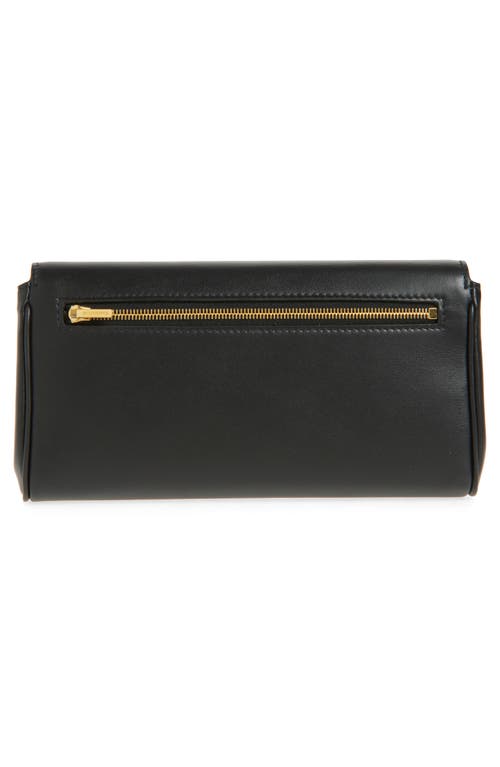 Balenciaga Buckle Front Pocket Rectangular Wallet In 1000 Black