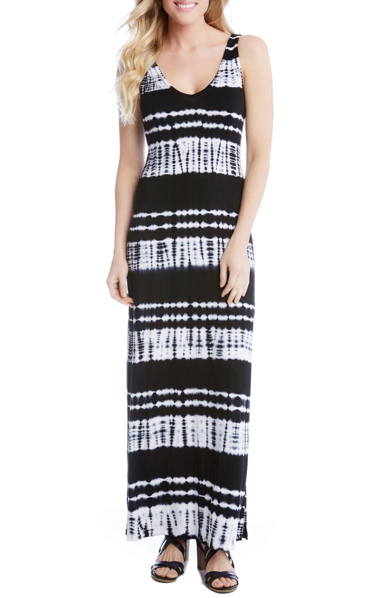 Karen Kane Alana Tie Dye Maxi Dress, Main, color, 