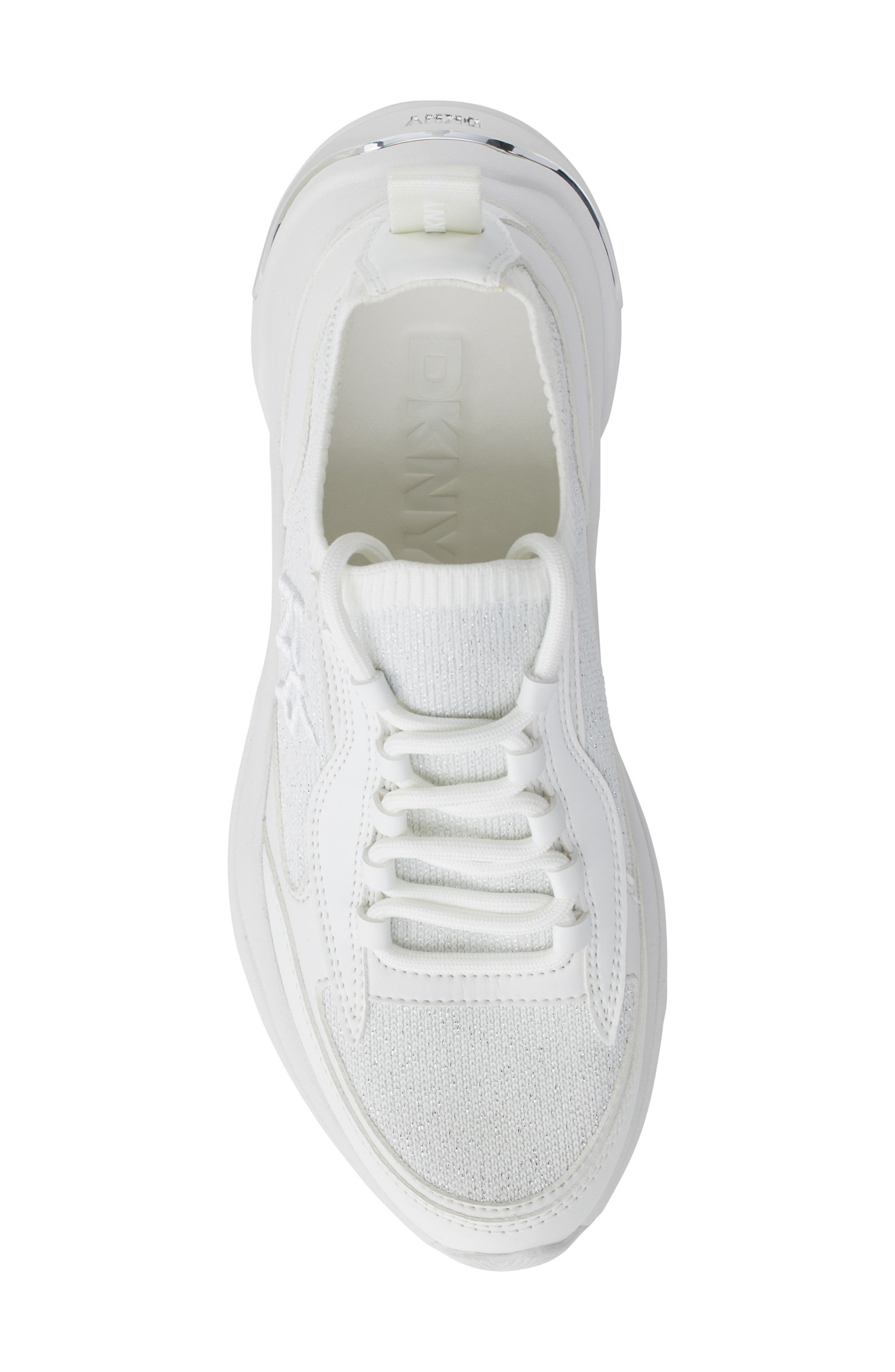 DKNY Jami Sneaker, Alternate, color, Bright White