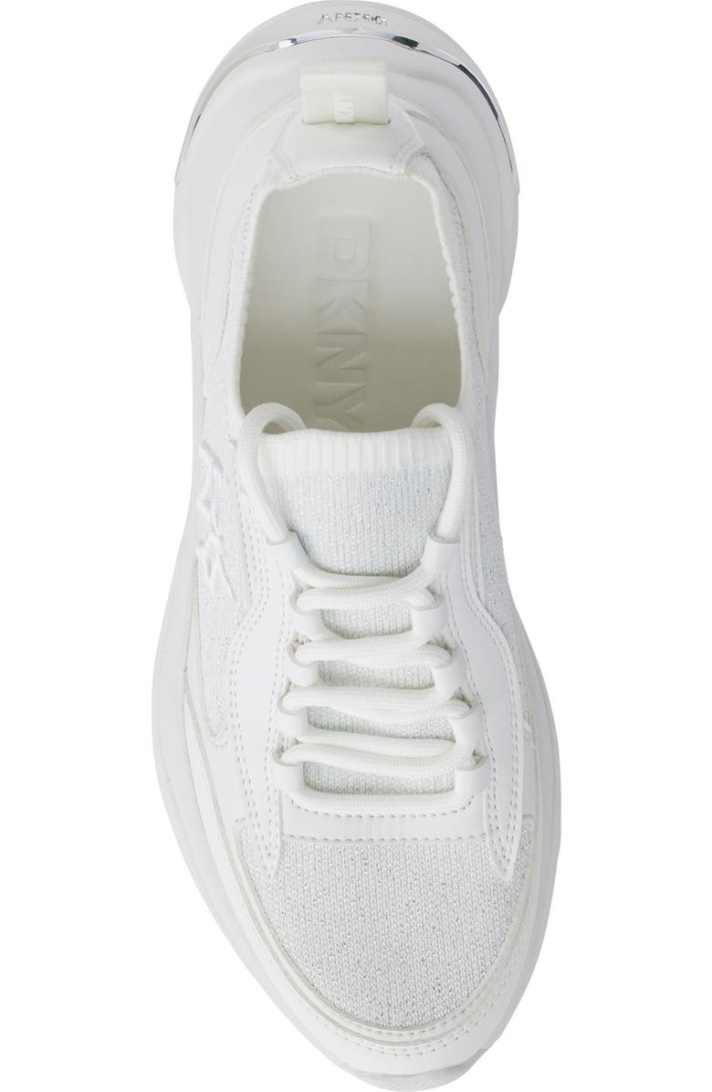DKNY Jami Sneaker, Alternate, color, Bright White
