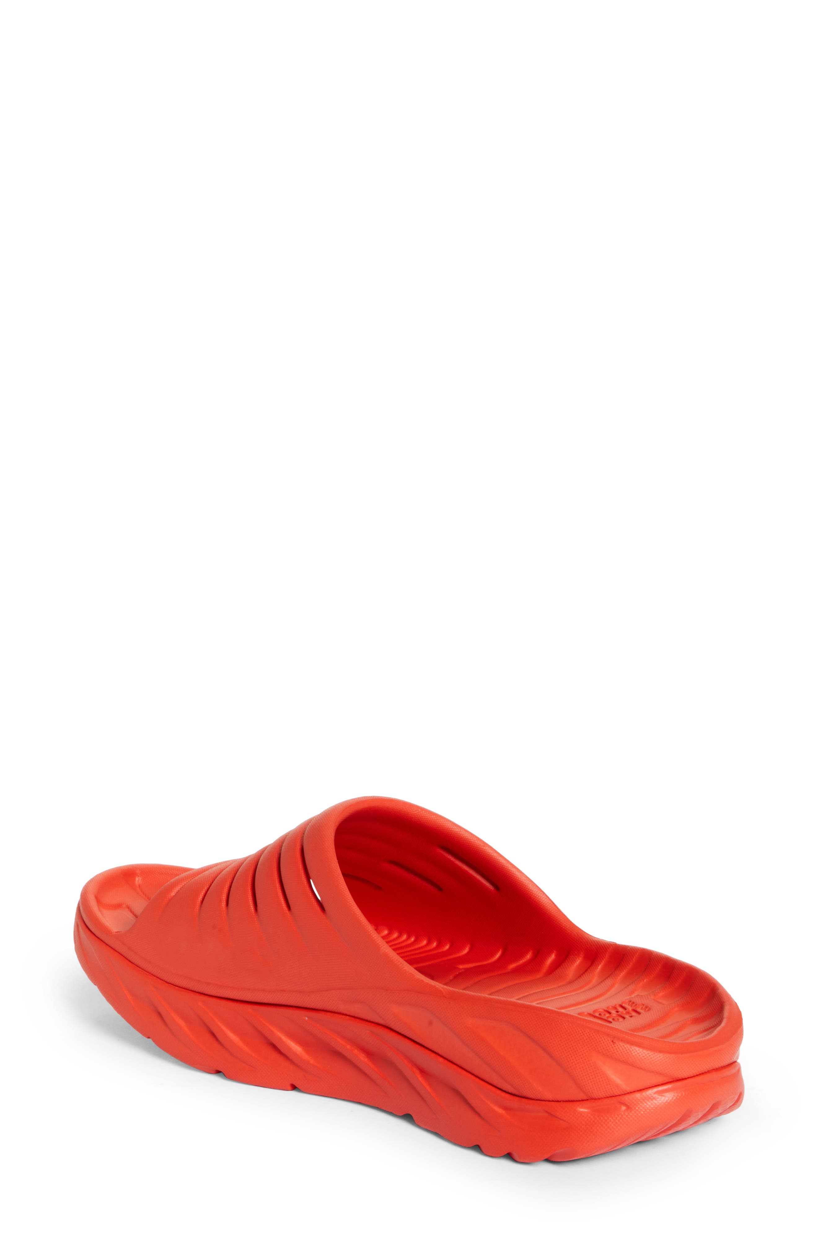 Gender Inclusive Ora Recovery Slide Sandal, Alternate, color, FIESTA / CASTLEROCK
