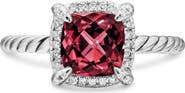 David Yurman Petite Chatelaine® Pavé Bezel Ring with Semiprecious Stone and Diamonds