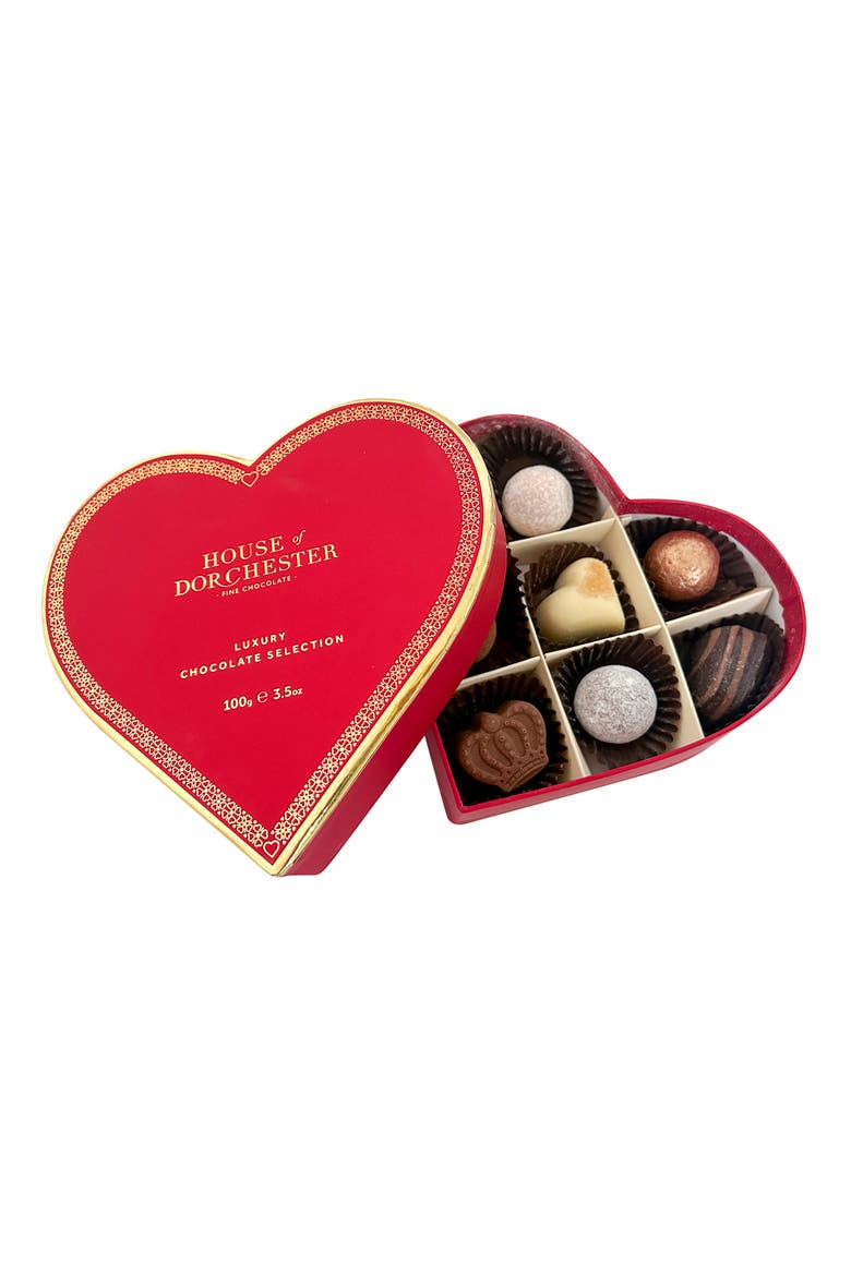 8-Piece Assorted Chocolates Heart Gift Box, Main, color, HEART BOX