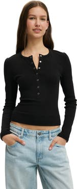 Cotton On Women's Blake Henley Long Sleeve