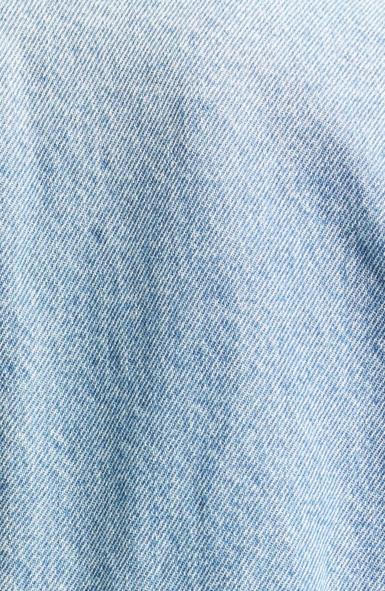 Zimmermann Crystal Embellished Denim Minidress, Alternate, color, 