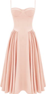 HOUSE OF CB Samaria Corset Fit & Flare Dress