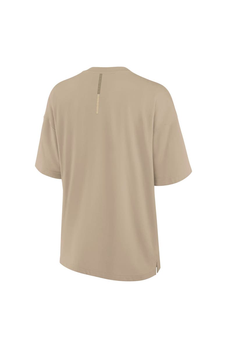 Fanatics Signature Women's Fanatics Signature Khaki Los Angeles Dodgers Elements Oversized T-Shirt, Alternate, color,