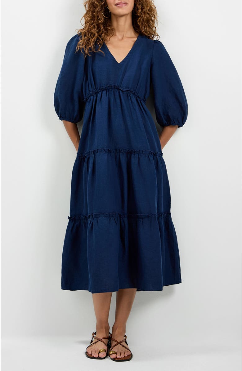 Trina Turk Calm Dress, Alternate, color, Ink