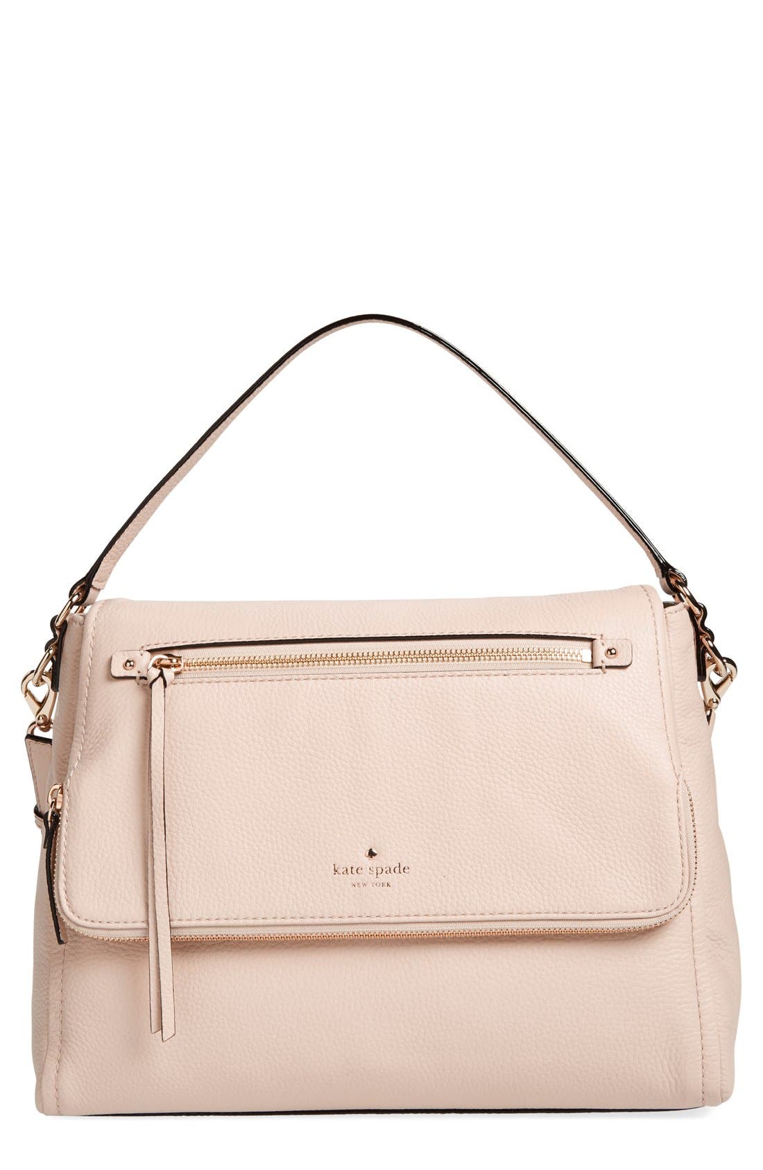 'cobble hill - toddy' satchel, Main, color, PORCELAIN