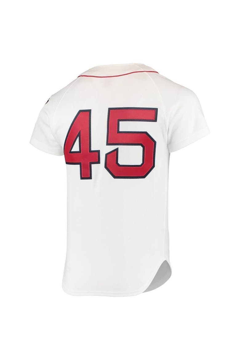 Men's Mitchell & Ness Pedro Martinez White Boston Red Sox 1999 Cooperstown Collection Home Authentic Jersey, Alternate, color, White