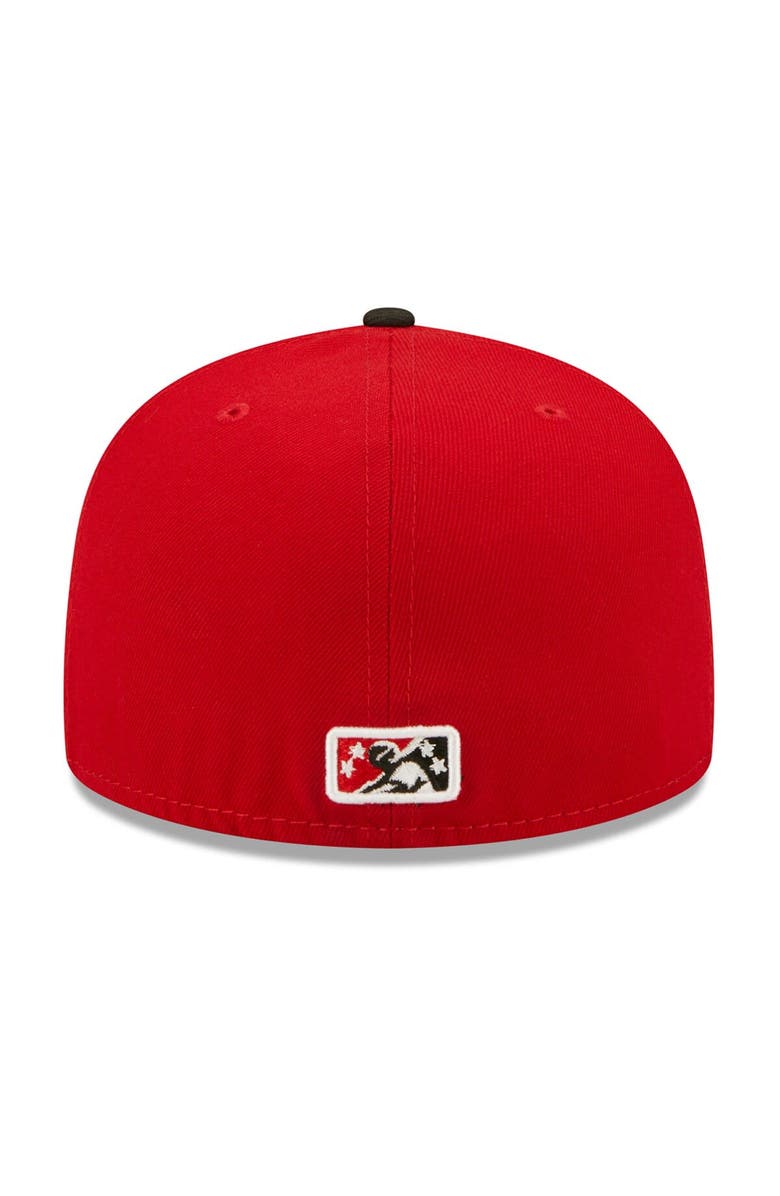 New Era Men's New Era Red Richmond Flying Squirrels Theme Night 59FIFTY Fitted Hat, Alternate, color, Red