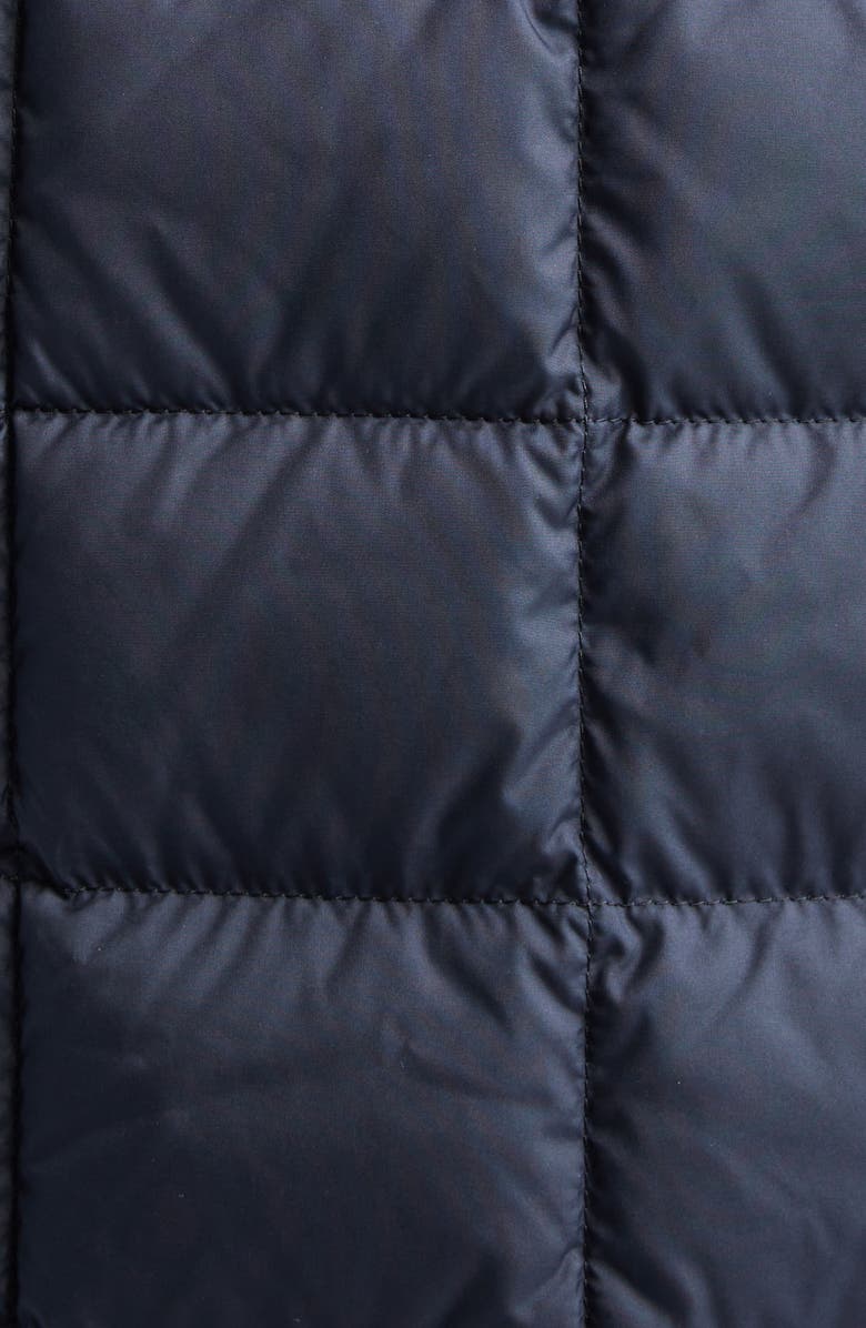 Moncler Gresillon Water Resistant Down Long Coat, Alternate, color, Night Sky