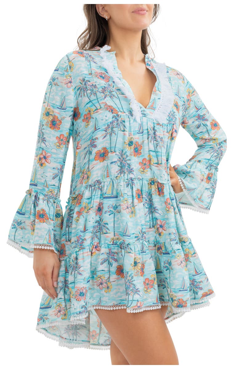 Kenny Flowers The BVIs - Tunic Dress, Alternate, color, Light Blue