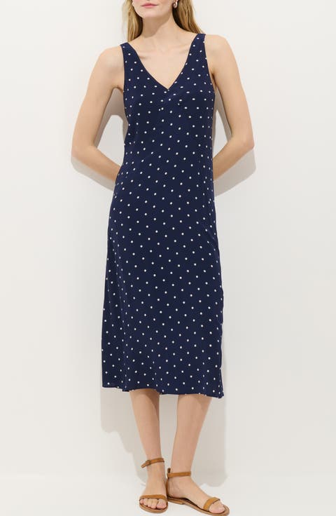 Flora Polka Dot Midi Dress