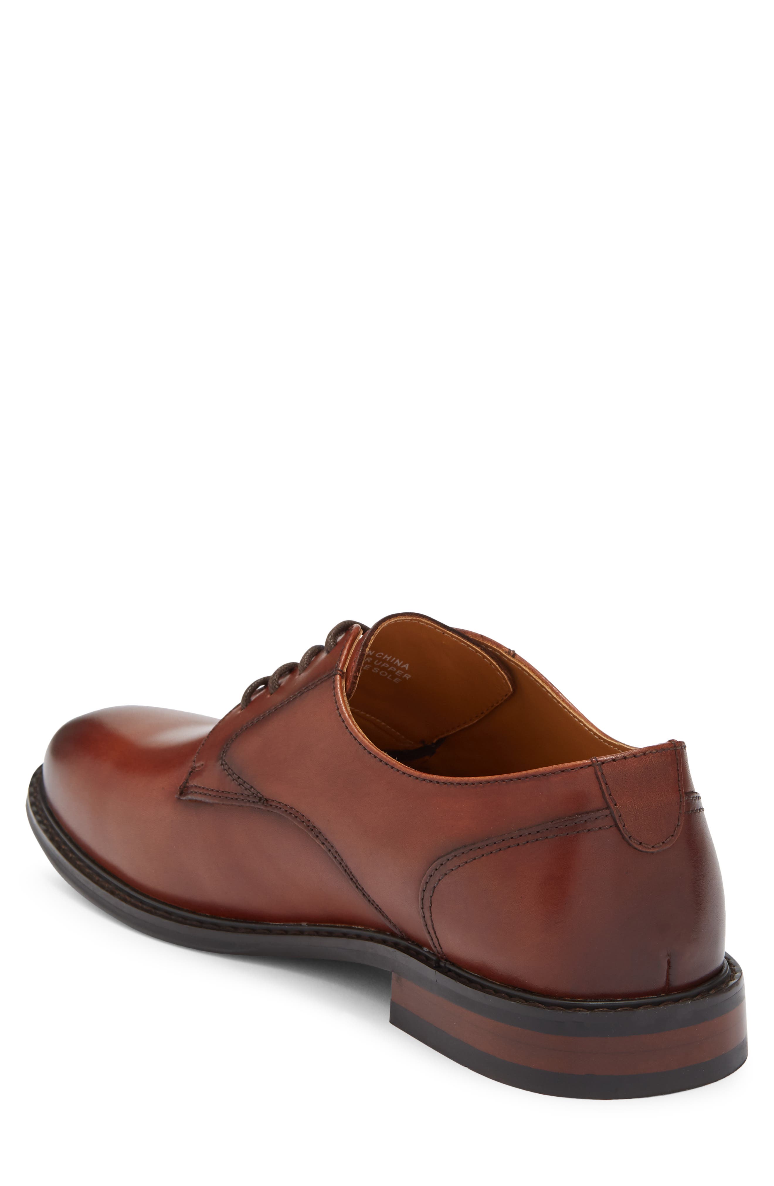 Sam Plain Toe Derby, Alternate, color, BROWN