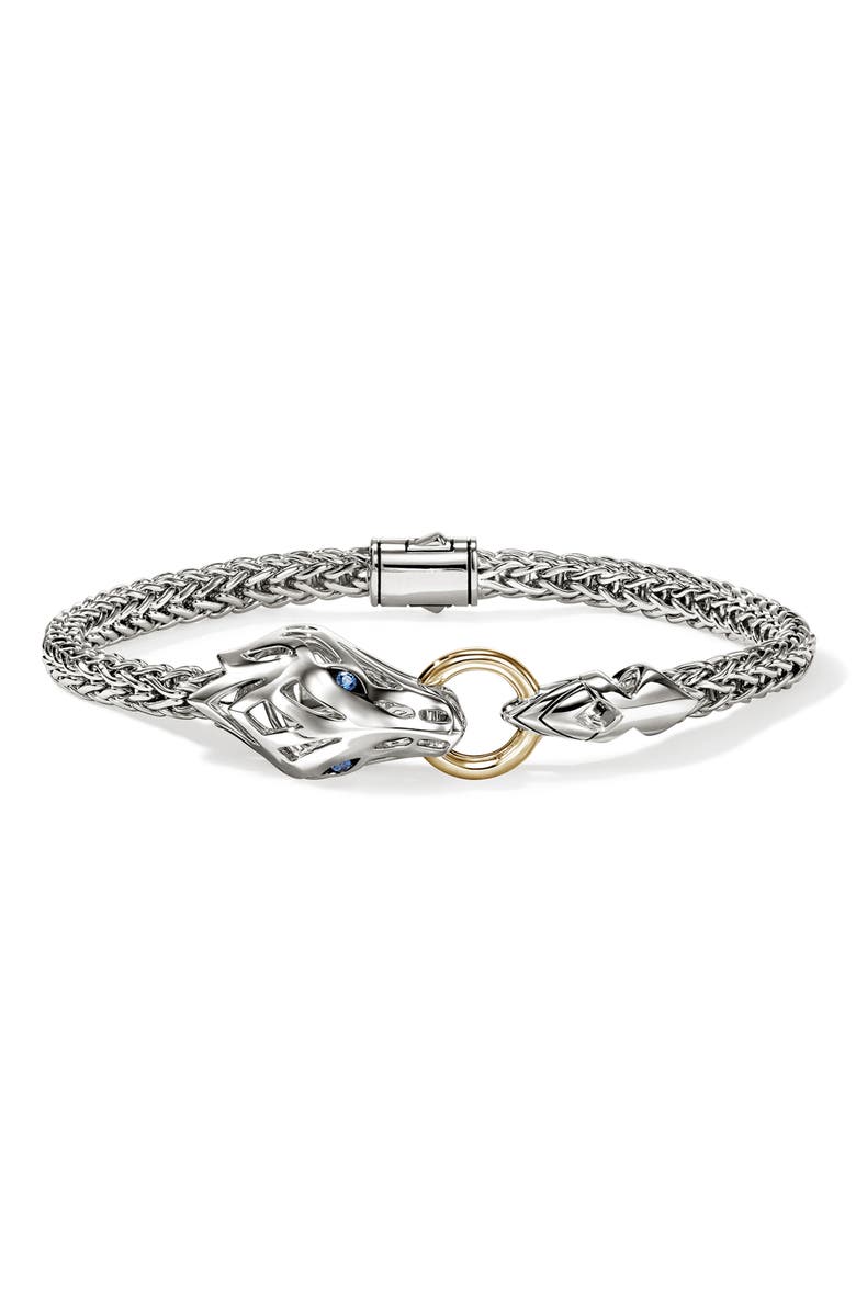 John Hardy Naga Bracelet, Main, color, Silver And Gold