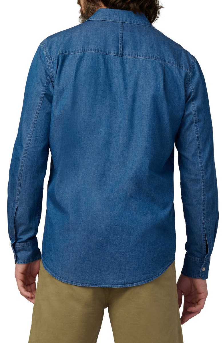 Joe's The Chambray Cole Button-Up Shirt, Alternate, color, Mid Blue