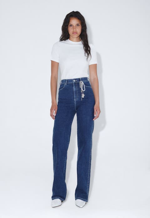 Moxy High Straight Jeans