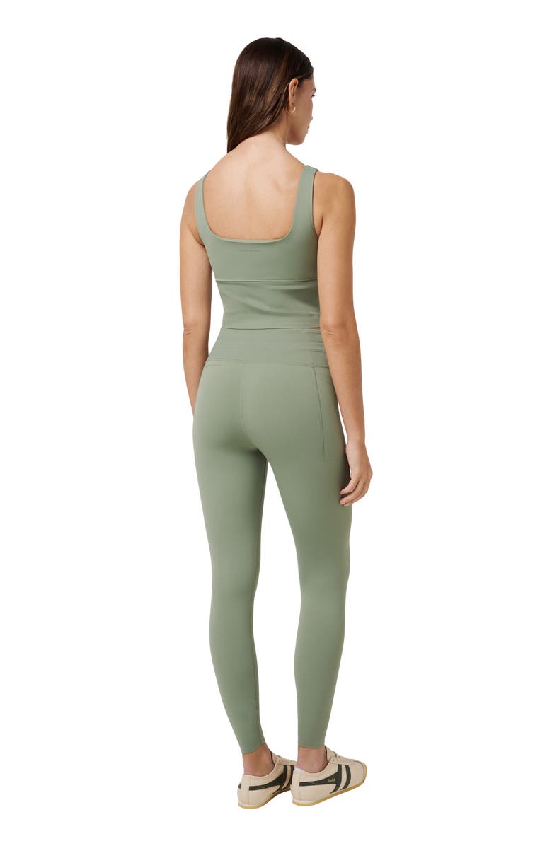 TravisMathew Moveknit Drawstring Waist Leggings, Alternate, color, Sea Spray