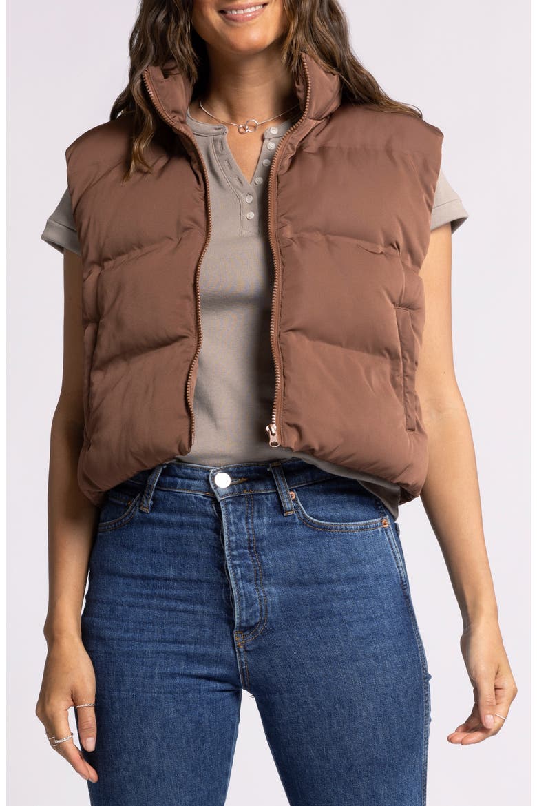 Issey Puffer Vest, Main, color, CAPPUCCINO