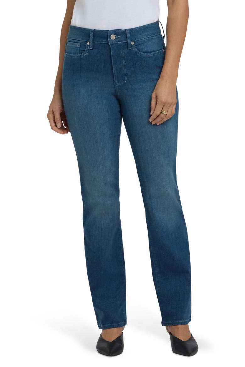 Marilyn High Waist Straight Leg Jeans, Main, color, HUGO RAIN
