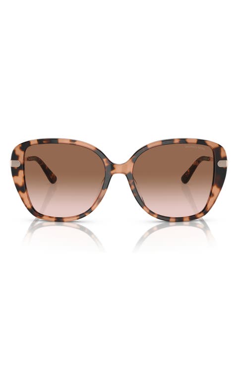 54mm Gradient Square Sunglasses