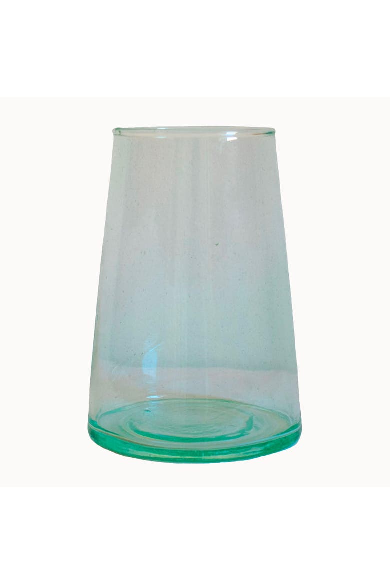 Moroccan Handcrafted Glass Vase, Main, color, Clear - Medium