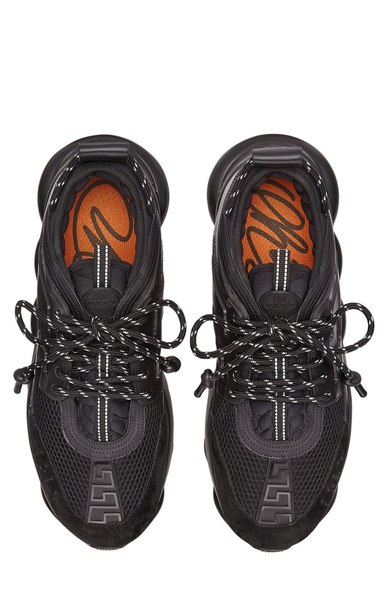 Chain Reaction Sneaker, Alternate, color, NERO