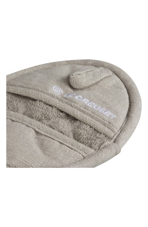 Le Creuset Set Of 2 Mini Oven Mitts In Sable