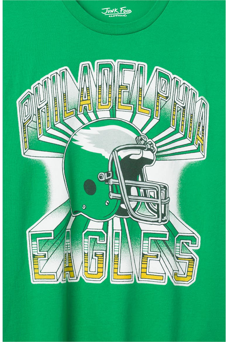 Philadelphia Eagles Cotton Graphic T-Shirt, Alternate, color, IRISH GREEN