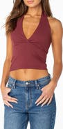 Roxy South Shore Crop Halter Top