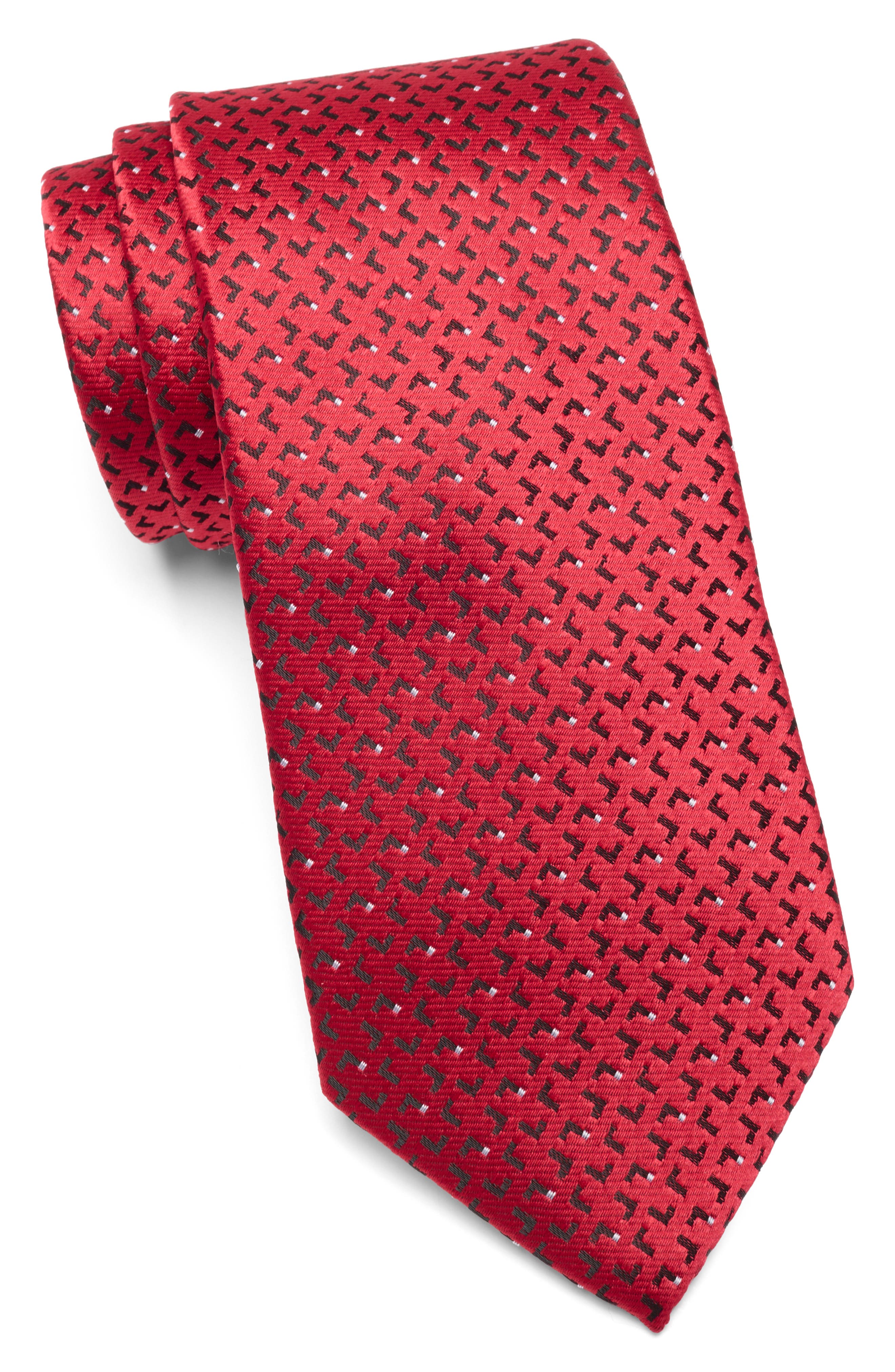 TOM BAINE Texture Satin Tie