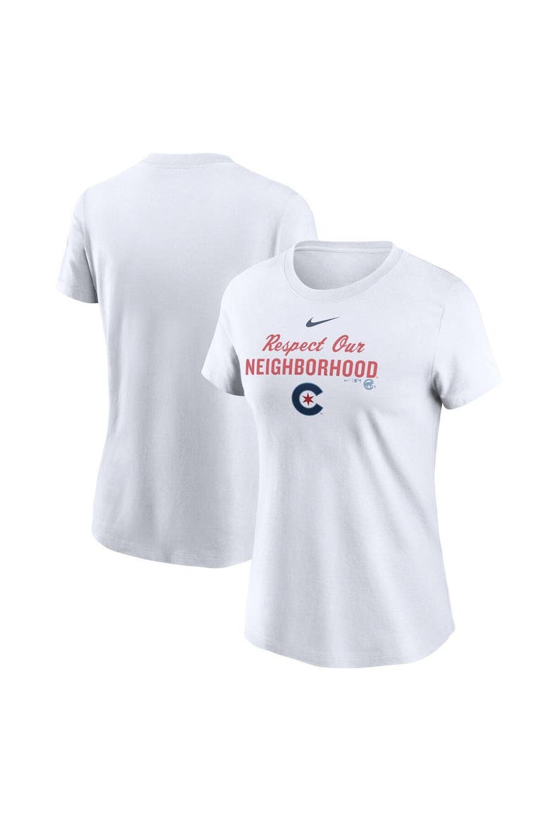 Women's Nike White Chicago Cubs City Connect T-Shirt, Main, color, White