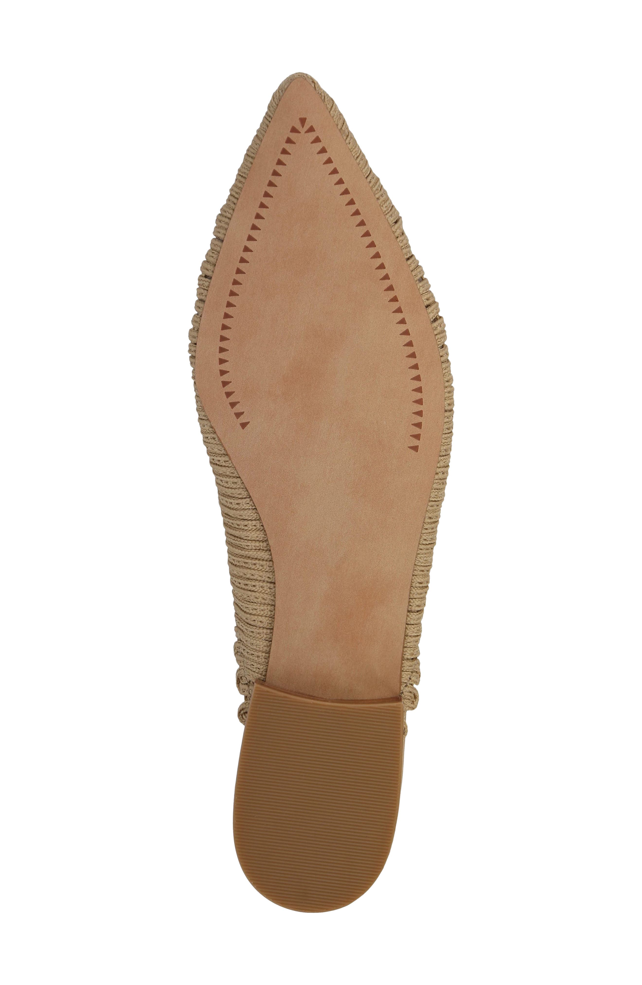 Abia Pointed Toe Mule, Alternate, color, NATURAL