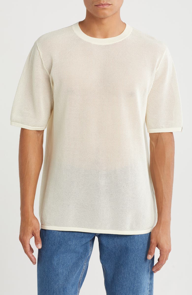 rag & bone Payton Cotton Crewneck Knit T-Shirt, Main, color,