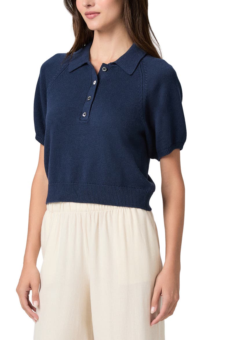 Birch Polo Sweater, Alternate, color, NAVY