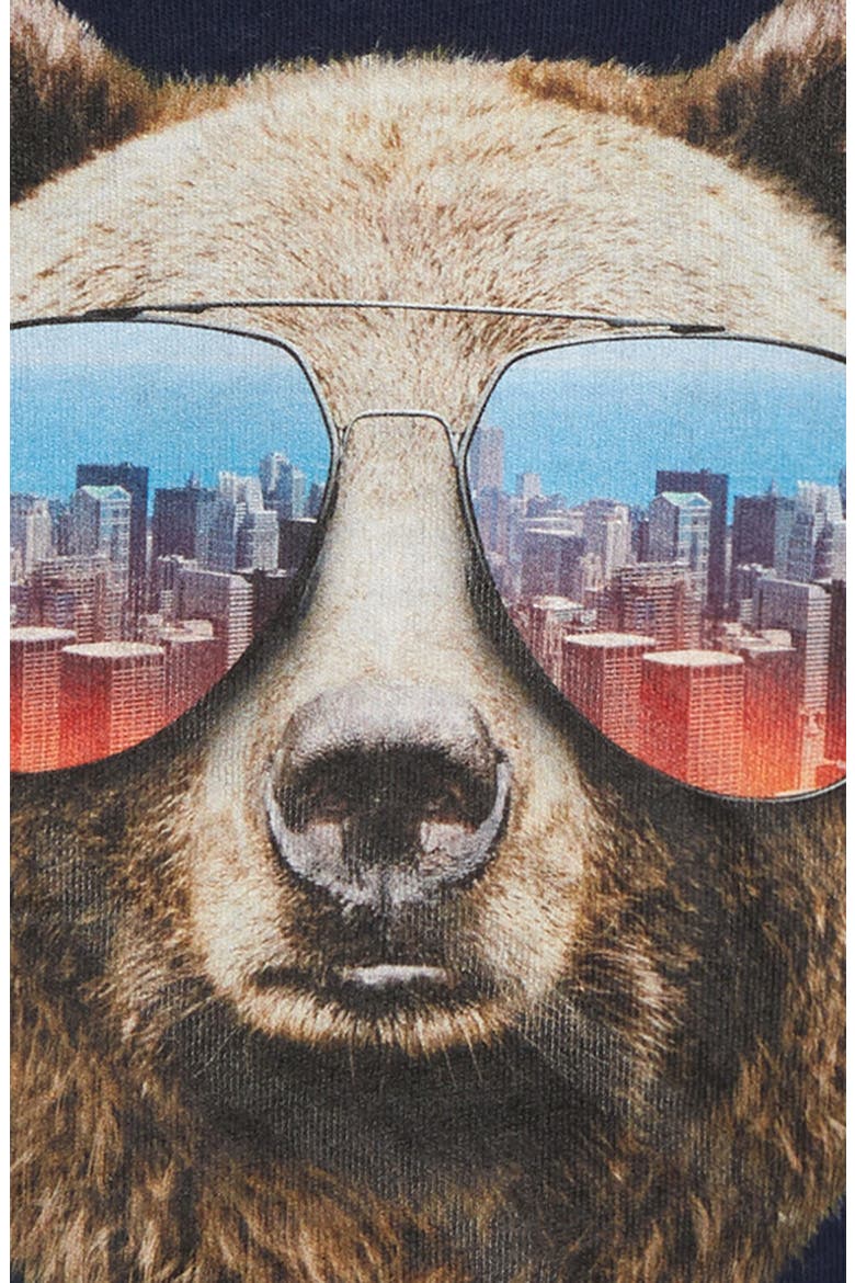Grizzly Shades Graphic T-Shirt, Alternate, color, NAVY