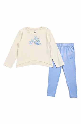 adidas Kids' Graphic T-Shirt & Glitter Leggings Set