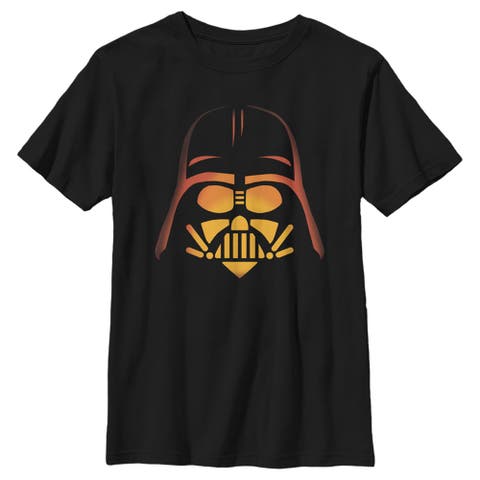 Boy's Star Wars A New Hope Halloween Darth Vader Pumpkin  Graphic T-Shirt
