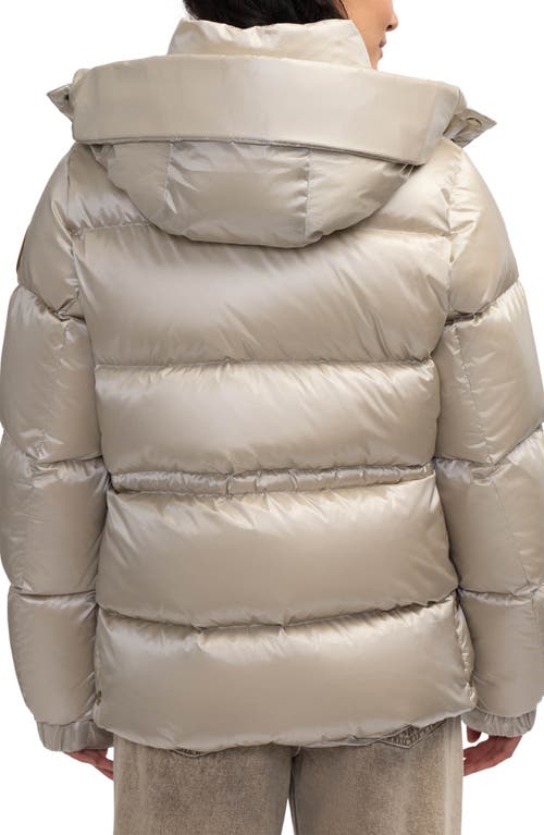 Scotch & Soda Vivienne Boxy Water Repellent Quilted Down Jacket In Neutral