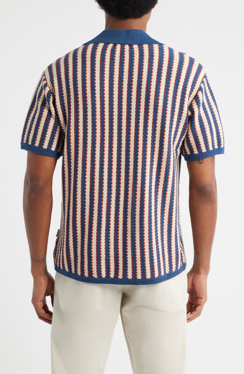 MAVRANS Strike a Match Stripe Polo, Alternate, color, Blue