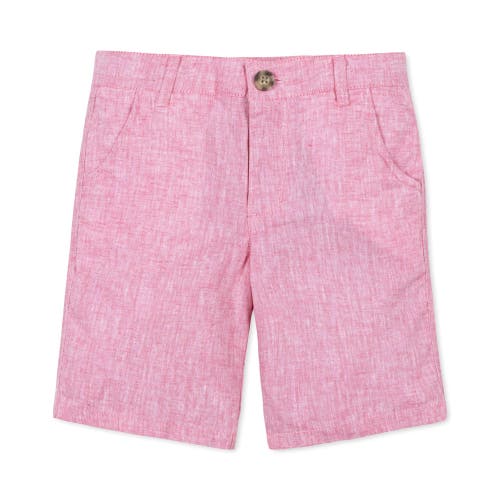 Hope & Henry Boys' Linen Short, Toddler In Rose Linen