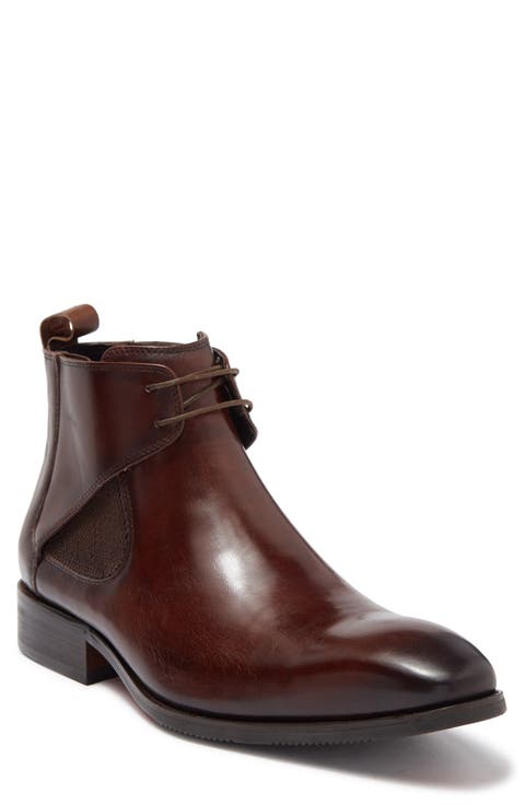 Falcon Plain Toe Leather Chukka Boot (Men)