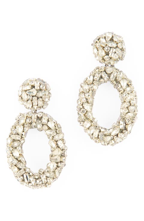 Dinorah Crystal Drop Earrings