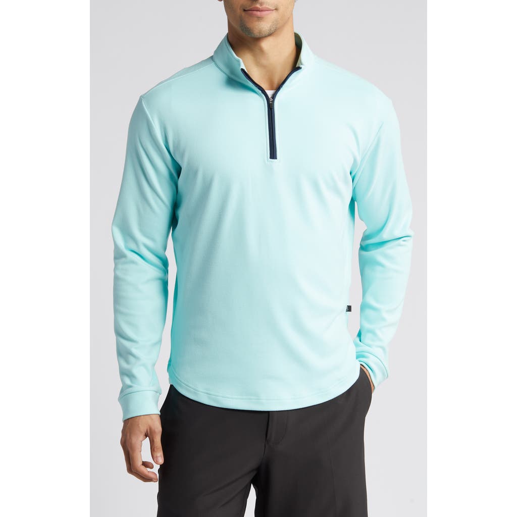 Swannies Emery Quarter Zip Golf Pullover in Aqua  product