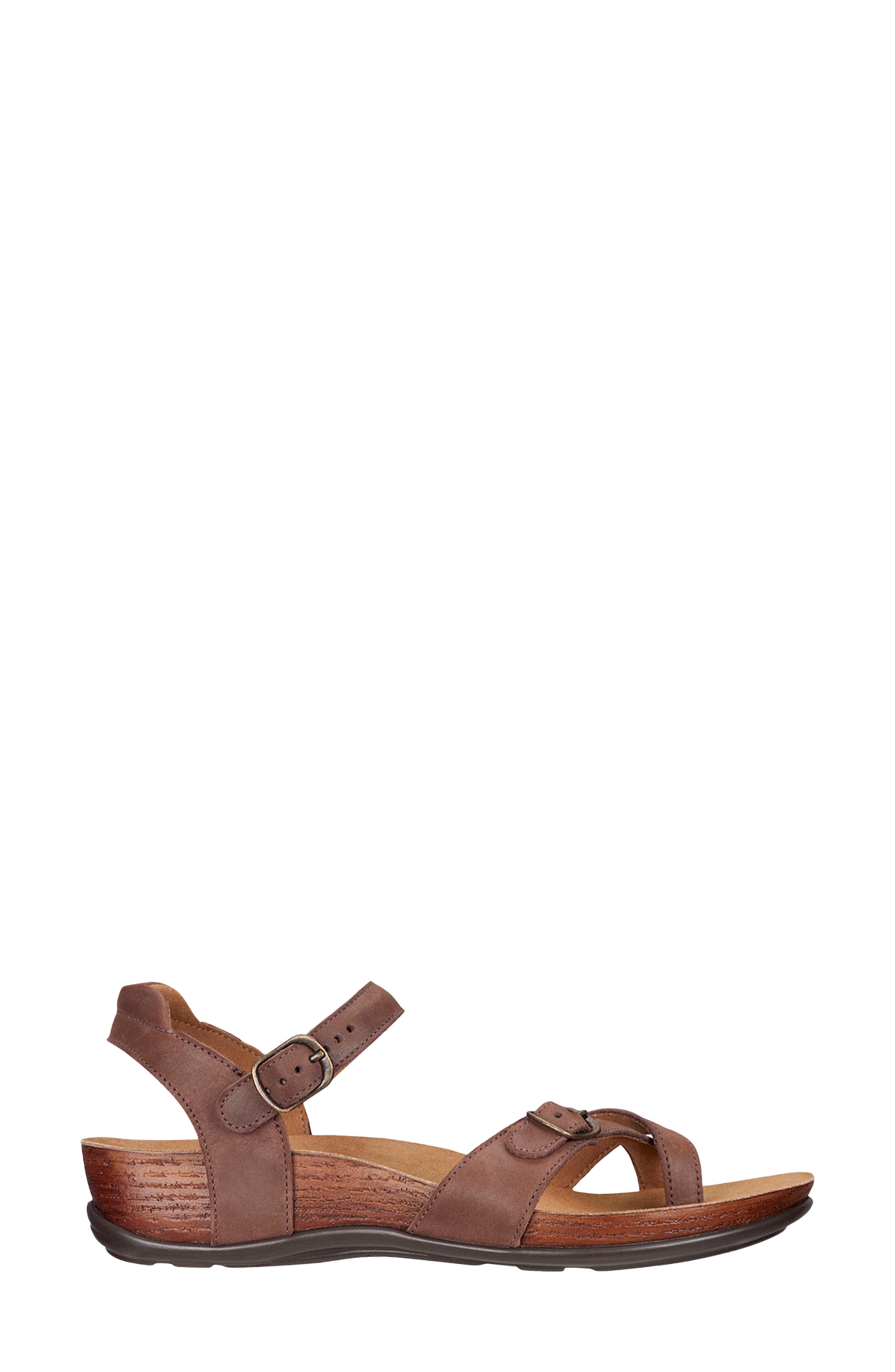Pampa Wedge Sandal, Alternate, color, CHOCOLATE