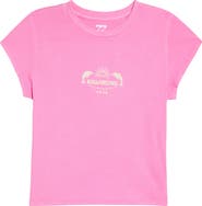 Billabong Getting There Soon Crop Graphic T-Shirt