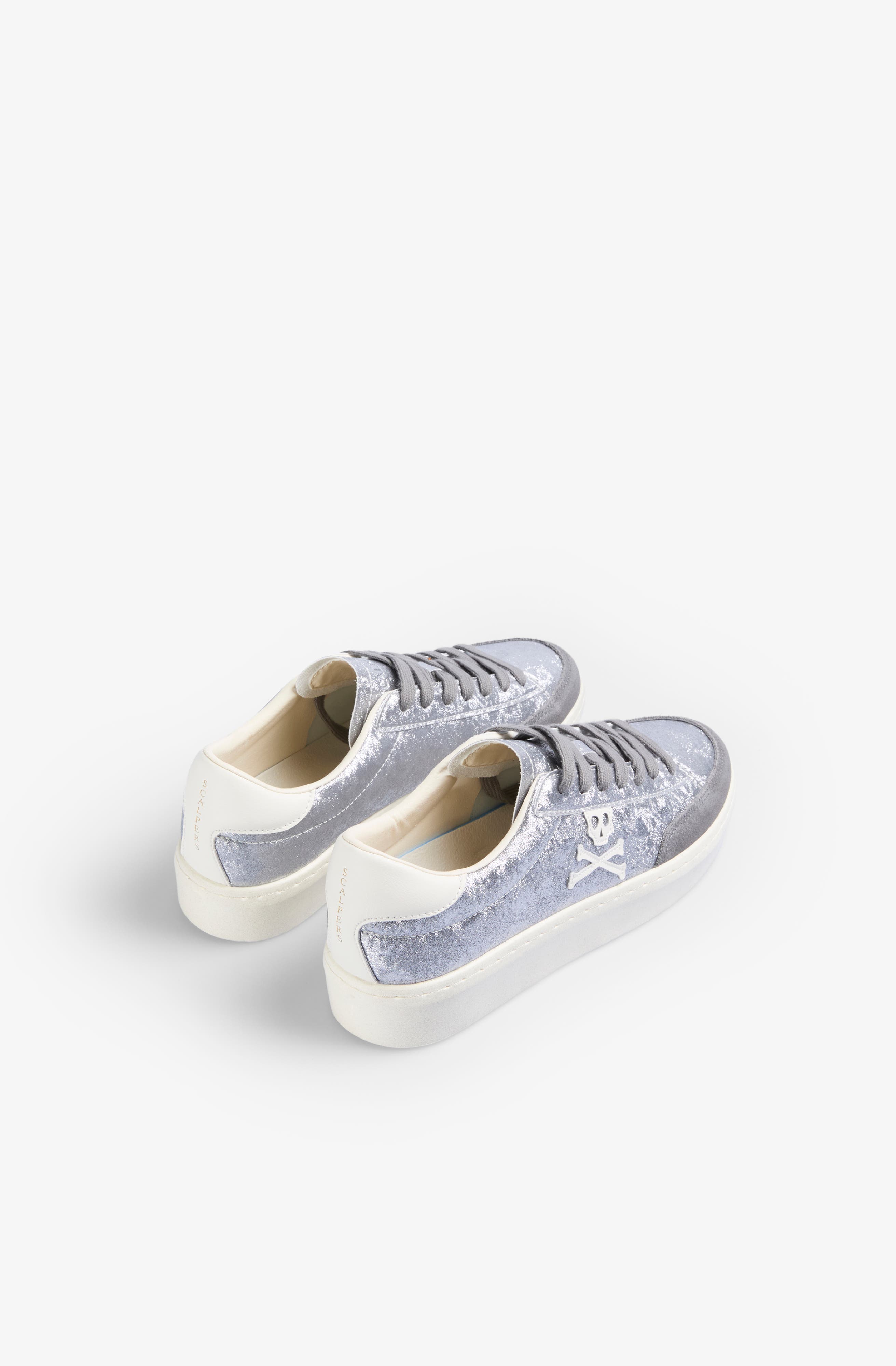 Scalpers New Gala High Sneakers, Alternate, color, Silver